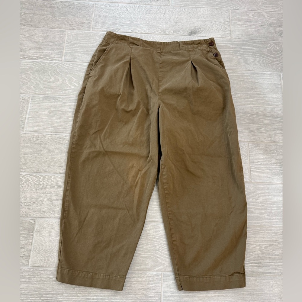 TOAST Pleated Green Pants Size 18